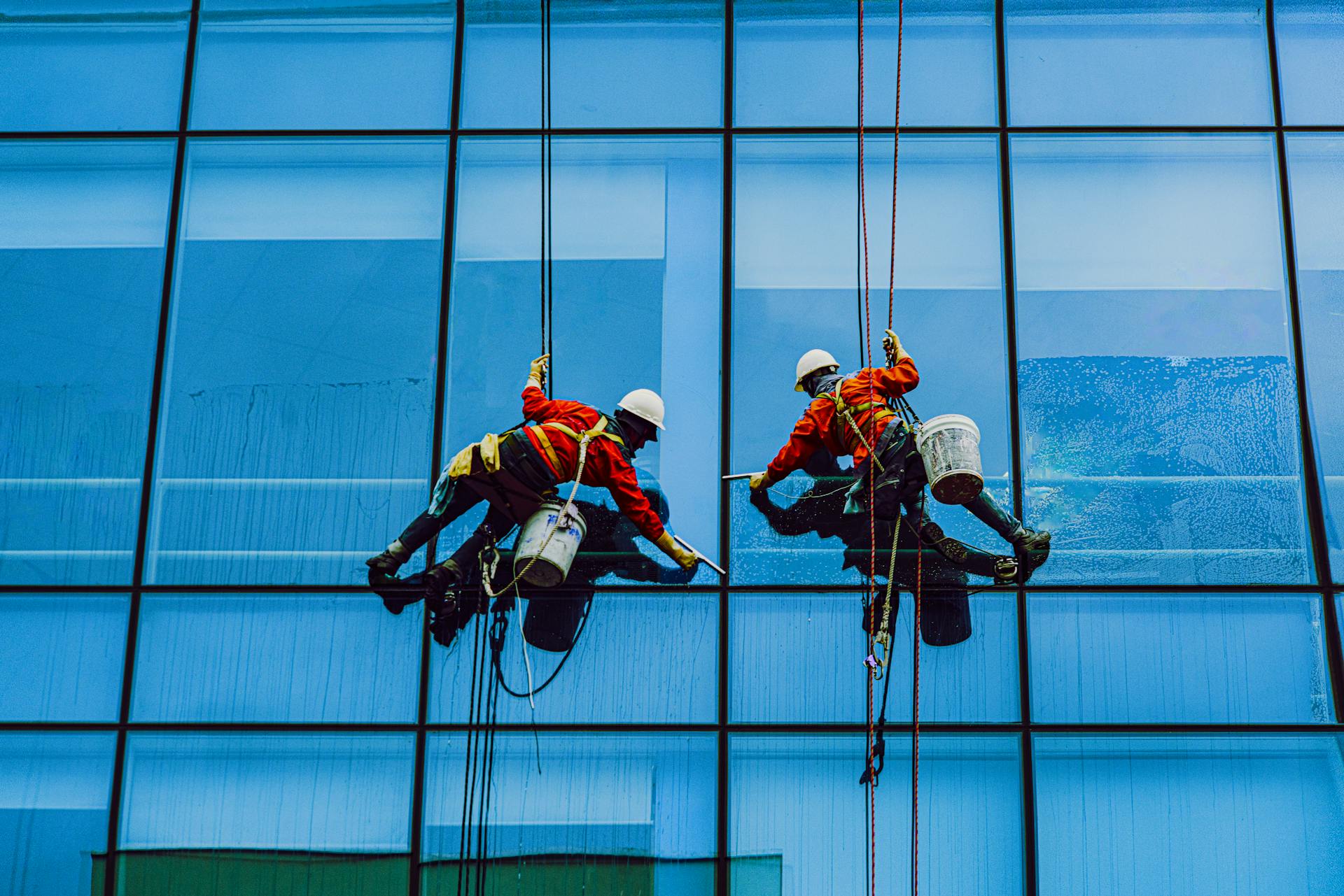 Caspian Cleaning Building Window (Vancouver)